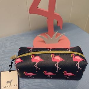 Pink Flamingo Cosmetic Case